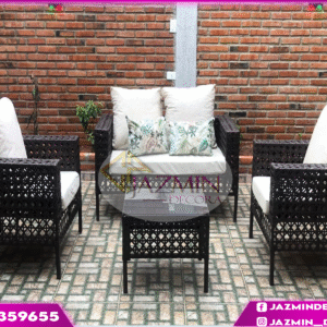 Sofa Cuadritos Tabaco color y almohada a elección